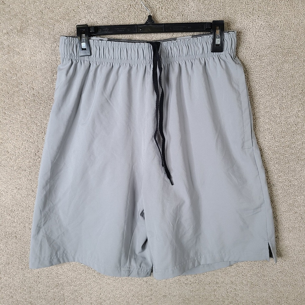 Ideology Shorts Mens Medium Gray Athletic Elastic Waist‎ Drawstring Pockets
